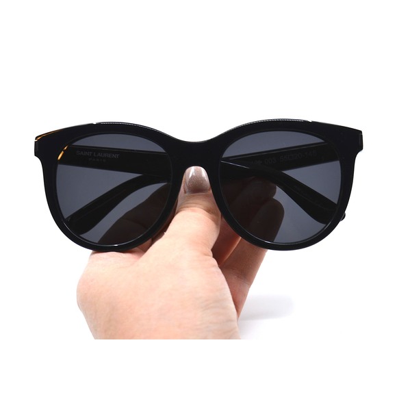 SAINT LAURENT SL101/K 003 BLACK GREY AUTHENTIC SUNGLASSES - Picture 9 of 10